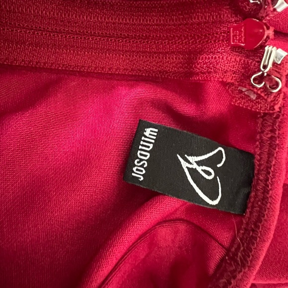 Windsor Clarisse Well Refined Lace Red Dress Size Small - Picture 8 of 10